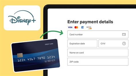 Payment methods for Disney+ .